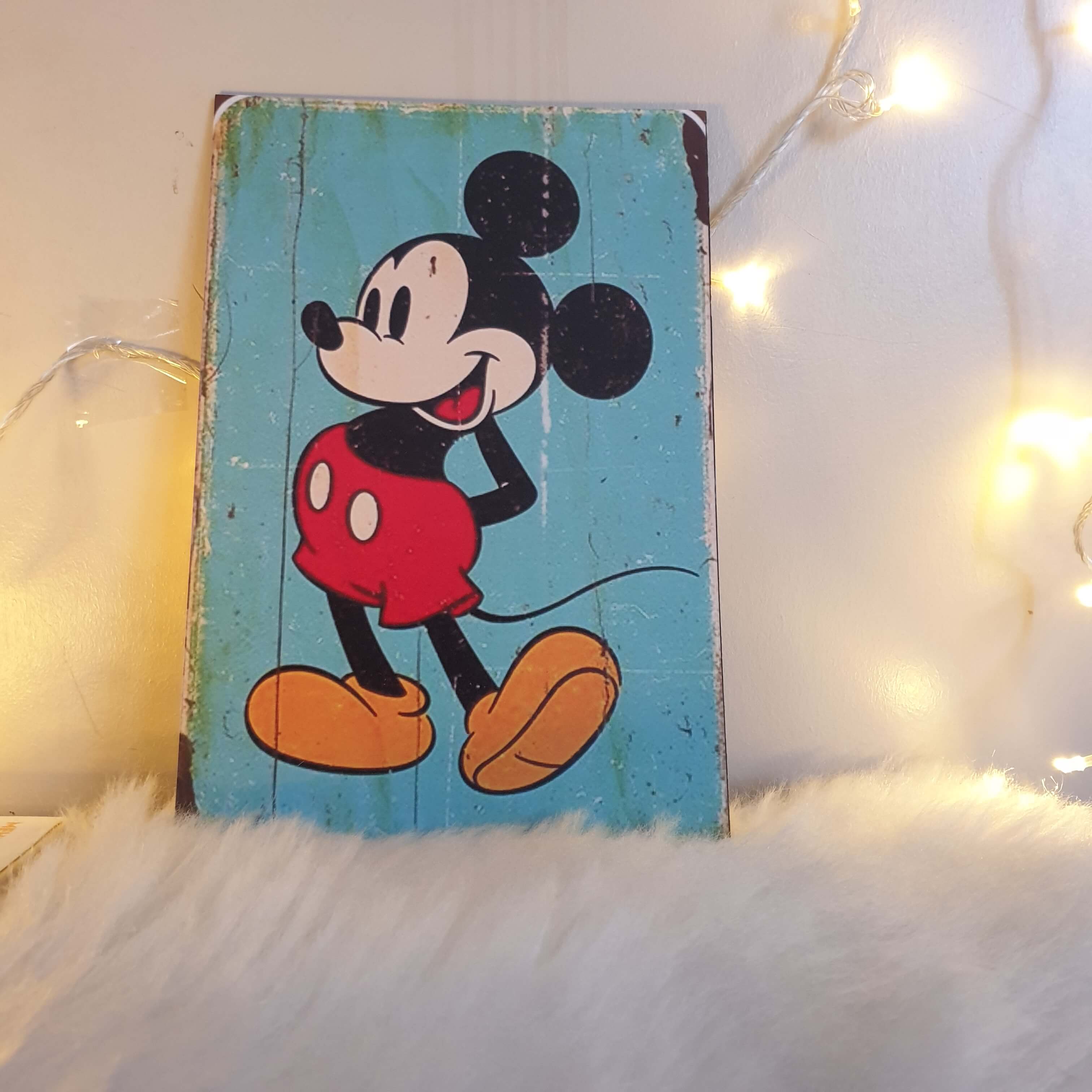 Mickey Ahşap Poster